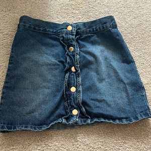 Jean skirt size 7/8 girls. Very good condition!